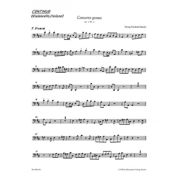 Concerto grosso - H&auml;ndel, Georg Friedrich
