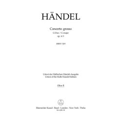 Concerto grosso - H&auml;ndel, Georg Friedrich