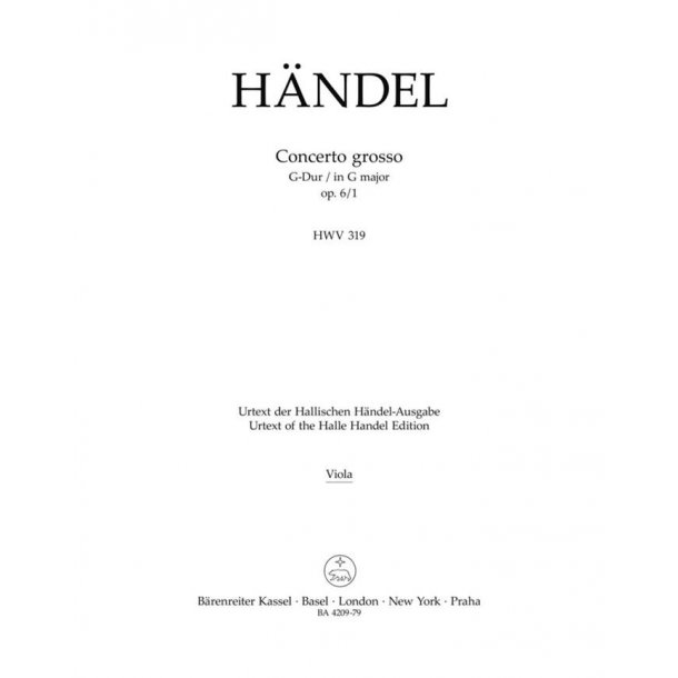 Concerto grosso - H&auml;ndel, Georg Friedrich