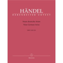 Nine German Arias - H&auml;ndel, Georg Friedrich