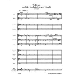 Utrecht Te Deum - H&auml;ndel, Georg Friedrich