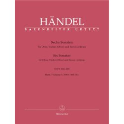 Six Sonatas - H&auml;ndel, Georg Friedrich