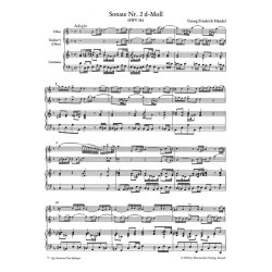 Six Sonatas - H&auml;ndel, Georg Friedrich