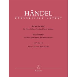 Six Sonatas - H&auml;ndel, Georg Friedrich