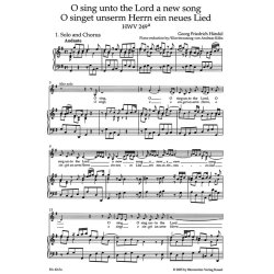 O Sing Unto The Lord HWV 249a Chapel Royal Anthem