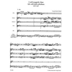 I will magnify thee - H&auml;ndel, Georg Friedrich