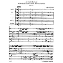 As pants the hart - H&auml;ndel, Georg Friedrich