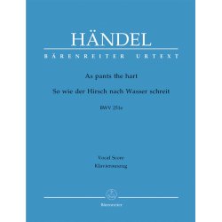 As Pants The Hart HWV 251e Chapel Royal Anthem