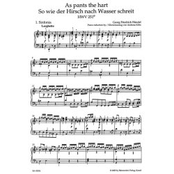 As Pants The Hart HWV 251e Chapel Royal Anthem