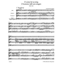 O come let us sing - H&auml;ndel, Georg Friedrich