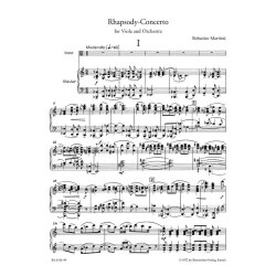 Rhapsody-Concerto - Martinu, Bohuslav