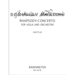Rhapsody-Concerto - Martinu, Bohuslav