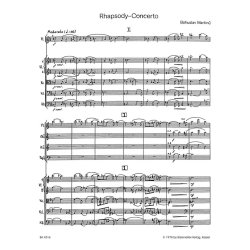 Rhapsody-Concerto - Martinu, Bohuslav