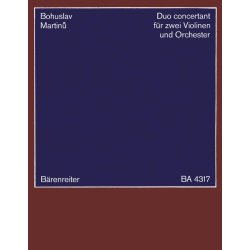 Duo concertant - Martinu, Bohuslav