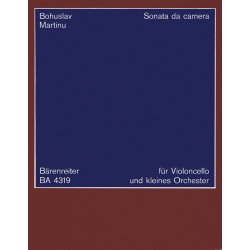 Sonata da camera - Martinu, Bohuslav