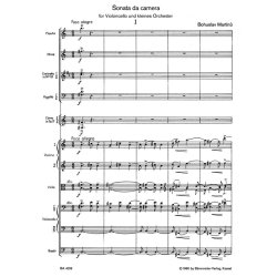 Sonata da camera - Martinu, Bohuslav