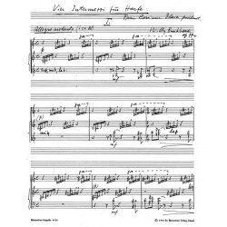 Vier Intermezzi - Burkhard, Willy