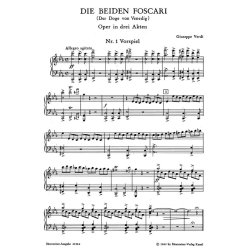 Die beiden Foscari - Der Doge von Venedig - I due Foscari - Verdi, Giuseppe