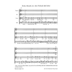 Gesange der Bohmischen Bruder in Variationen, 2 : Neun Liedmotetten