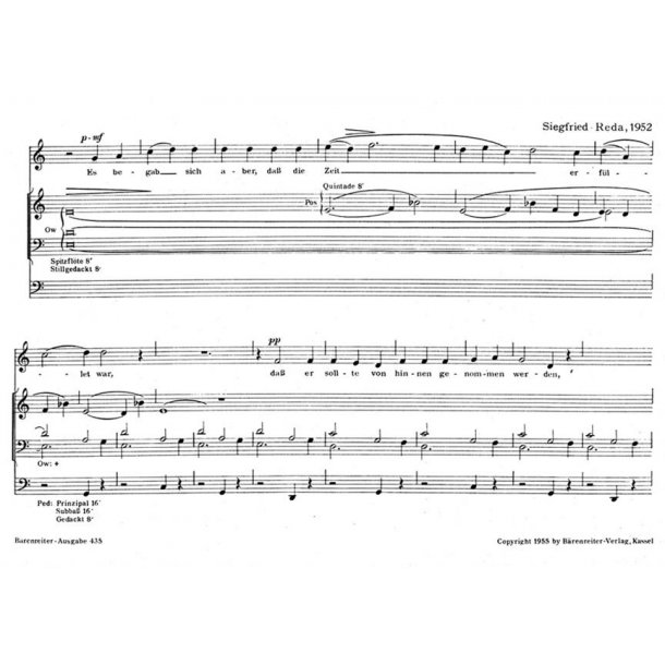 Evangelienmusik nach Lukas 9 - Reda, Siegfried