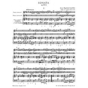 Triosonate - Loeillet, Jean Baptiste (John of London)