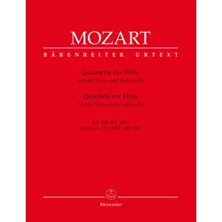 Quartets - Mozart, Wolfgang Amadeus