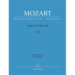 Apollo Und Hyacinth : K. 38 - CANTO E PIANOFORTE - URTEXT