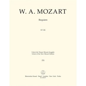 Requiem : Mozarts fragment in the version completed by Joseph Eybler und Franz Xaver Süßmayr