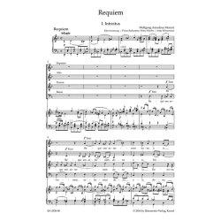 Requiem K.626 : Mozarts Fragment mit den Ergnzungen von Joseph Eybler und Franz Xaver Smayr