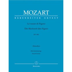 Le nozze di Figaro (Die Hochzeit des Figaro) KV492 : Opera buffa in vier Akten - &Uuml;bersetzung von Kurt Honolka
