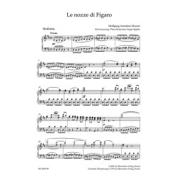 Le nozze di Figaro (Die Hochzeit des Figaro) KV492 : Opera buffa in vier Akten - &Uuml;bersetzung von Kurt Honolka