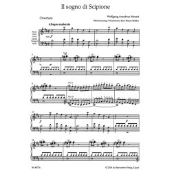 Il Sogno Di Scipione - Der Traum Des Scipio : CANTO E PIANOFORTE - URTEXT