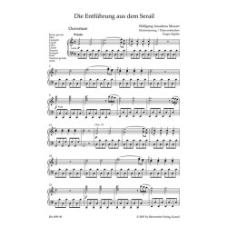 Die Entf&uuml;hrung Aus Dem Serail : German singspiel in three acts