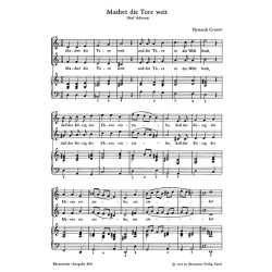 Machet die Tore weit - Der Tag, der ist so freudenreich - Grimm, Heinrich