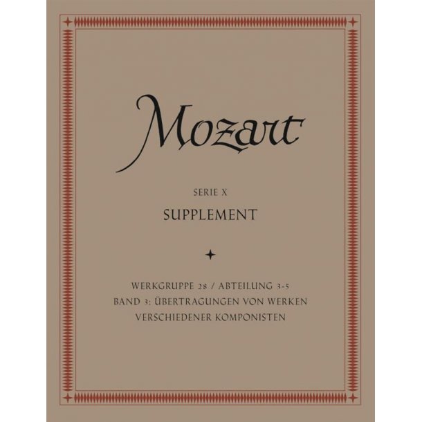 Assignments of Works of various Composers : Supplement