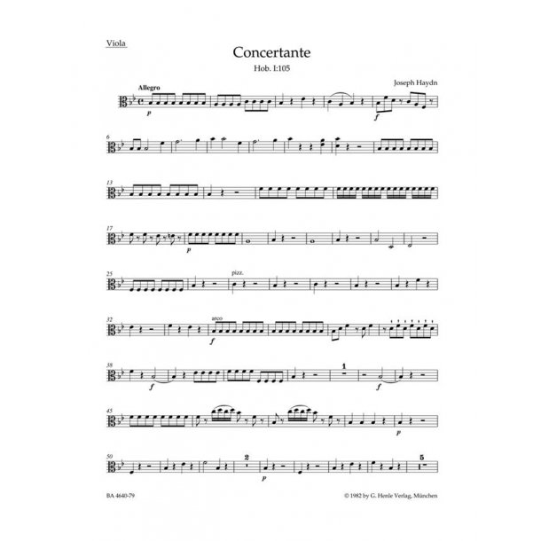 Concertante : Hob. I:105