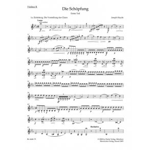 Die Schöpfung (The Creation) Hob. XXI:2