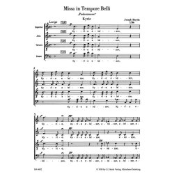 Missa in Tempore Belli : Mass in Time of War