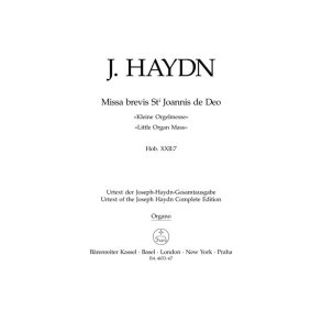 Missa Brevis Sancti Joannis De Deo : Kleine orgelmesse