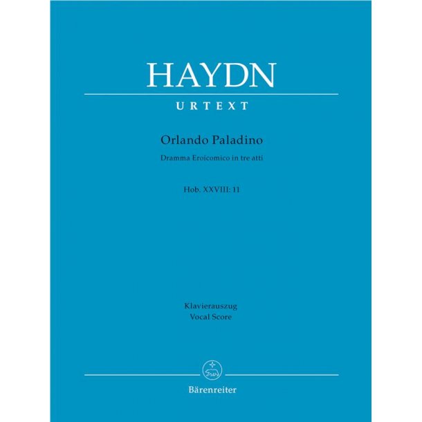 Orlando paladino Hob.XXVIII:11 : Dramma eroicomico in three acts