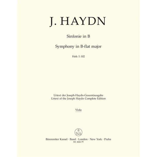 London Symphony No.10 -B Flat Major Hob.I:102