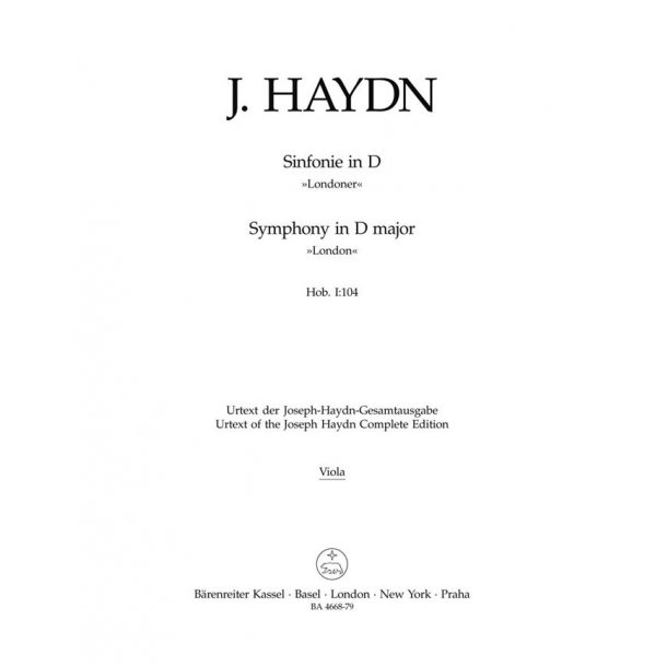 London Symphony No.12 -D Major Hob.I:104