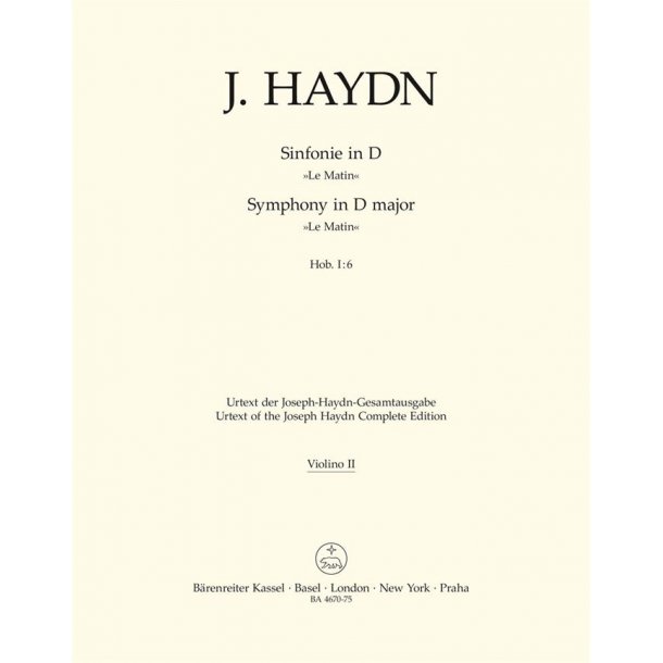 Symphony Hob. I:6 : Le Matin