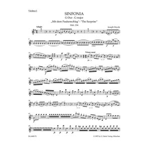 Symphony No. 94 G major Hob. I:94 The Surprise