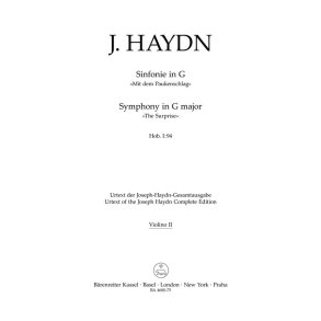 Symphony No. 94 G major Hob. I:94 The Surprise
