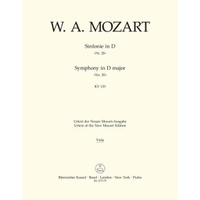 Symphony no. 20 in D major KV133