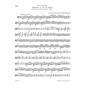 Symphony : Overture to La finta giardiniera K. 196 und K. 121207a