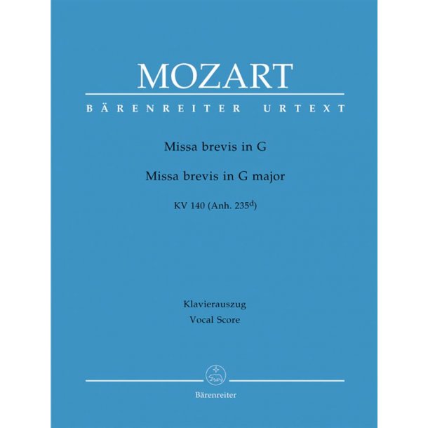 Missa brevis in G major K.140