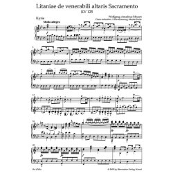 Litaniae De Venerabili KV125