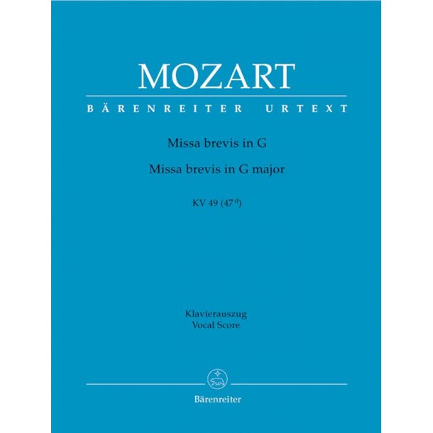 Missa Brevis In G Major K.49